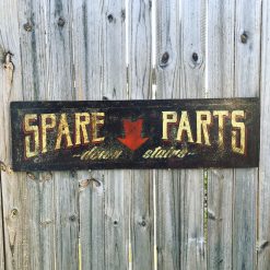 Spare Parts Metal Sign