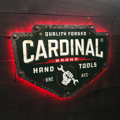 Cardinal Hand Tools LED Sign Green